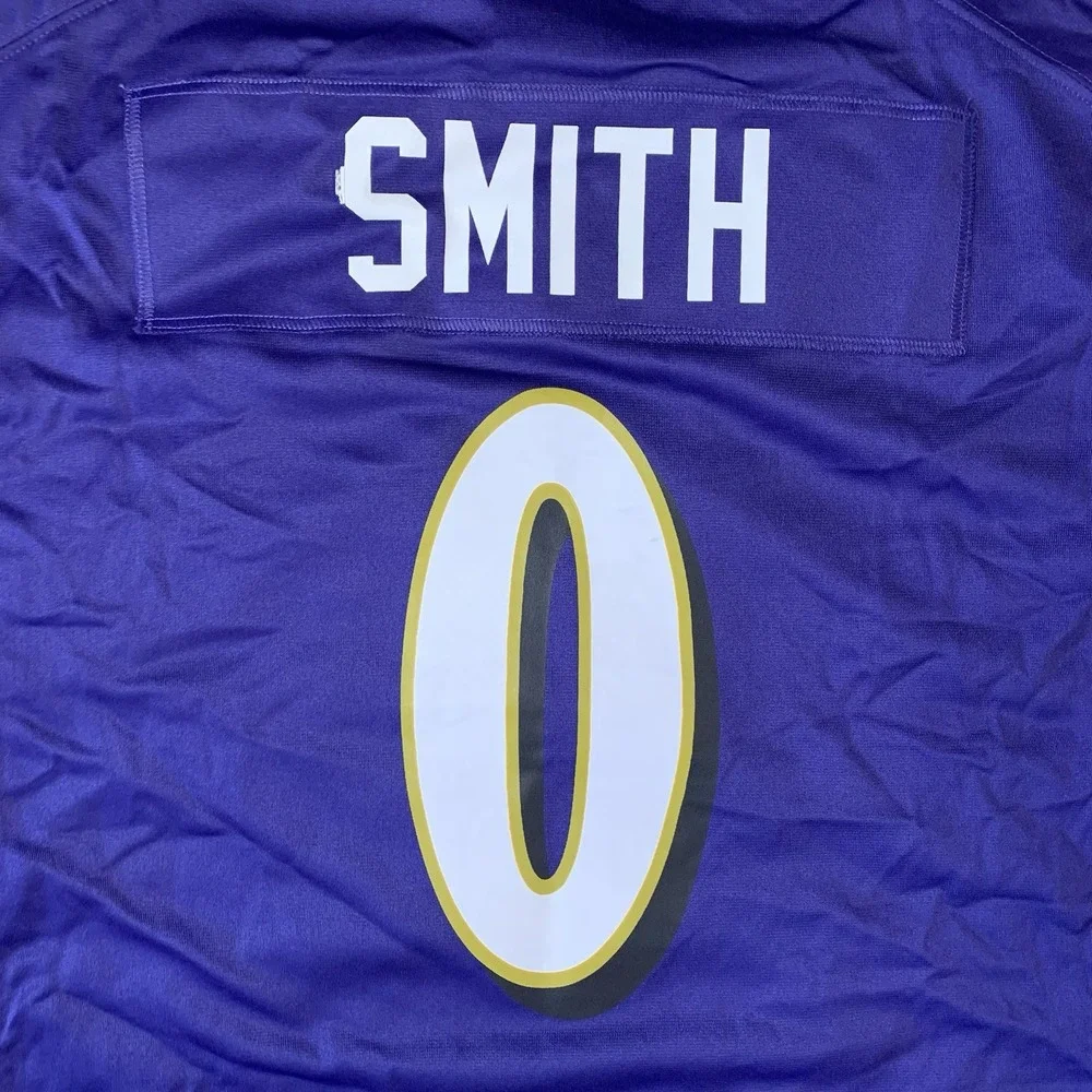 Nike Baltimore Ravens Jersey Mens XL NFL On Field Roquan Smith #0 Blank Front